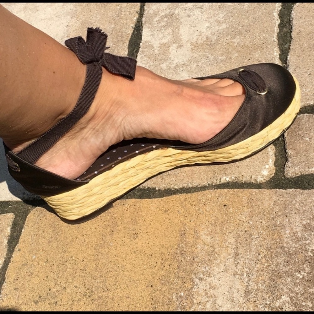 KATE SPADE BROWN WEDGE